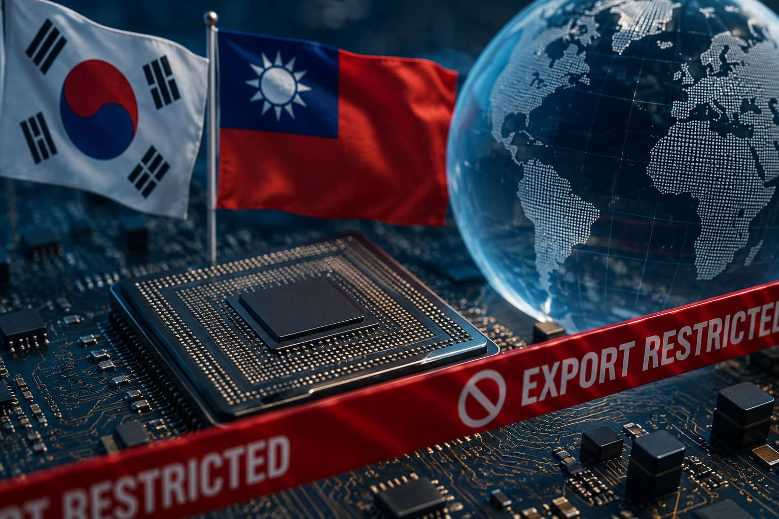 O “Choque do Silício”: Aliança asiática restringe venda de superchips e trava a indústria global